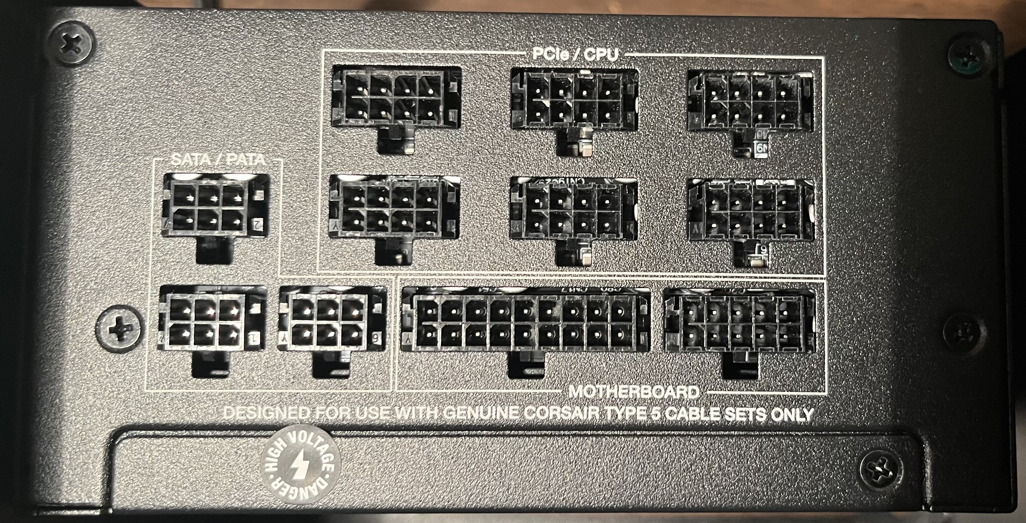 Corsair SF1000 Outputs