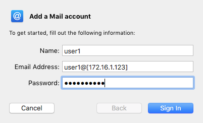 Add Mail Account