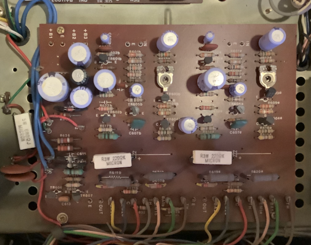 board with old caps