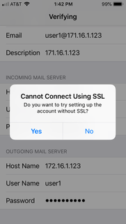 Cannot Connect Using SSL