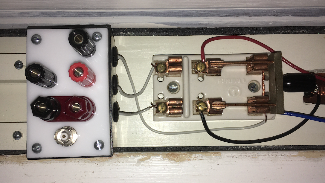 Entry box and switch