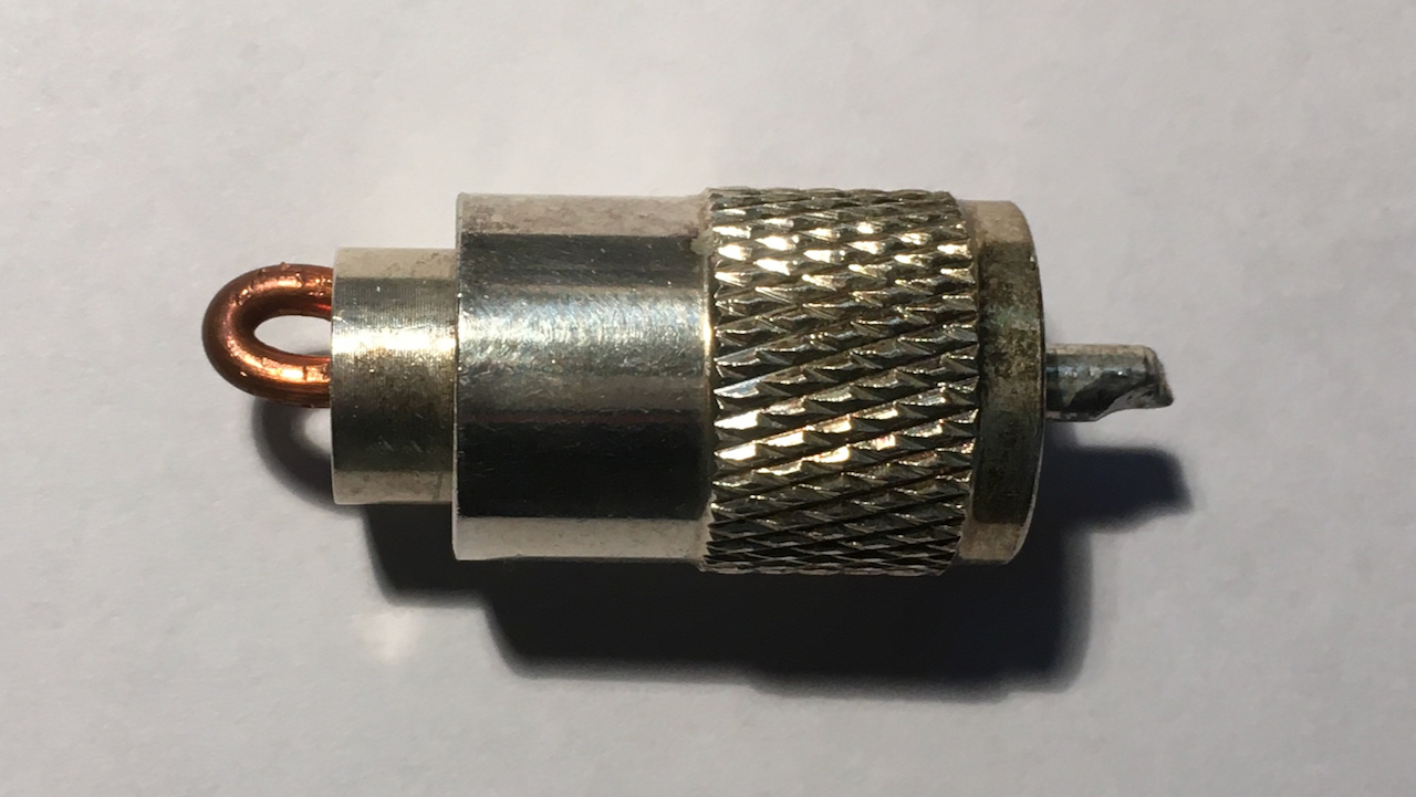 Grounding PL-259 plug