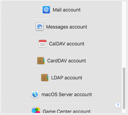 Add Other Account