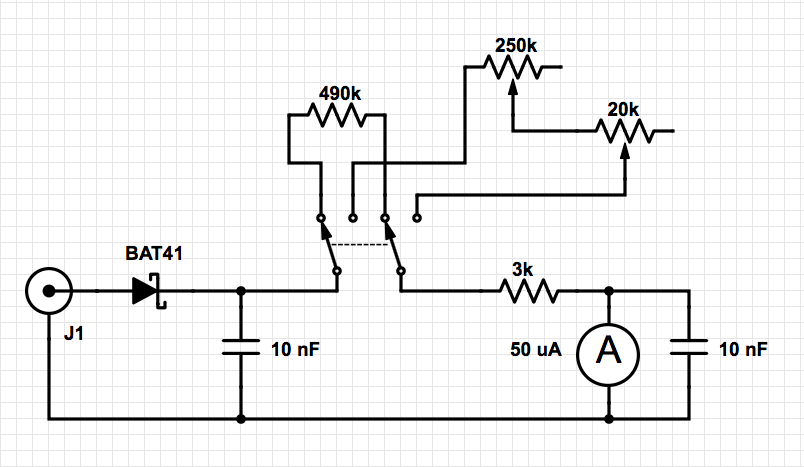 Voltmeter circuit