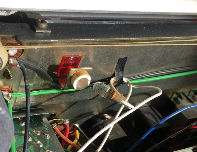 old stereo light