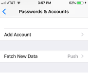 Passwords & accounts