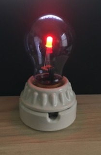 RGB LED showing red