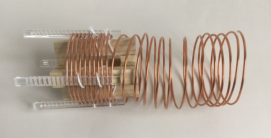 Threading coil wire